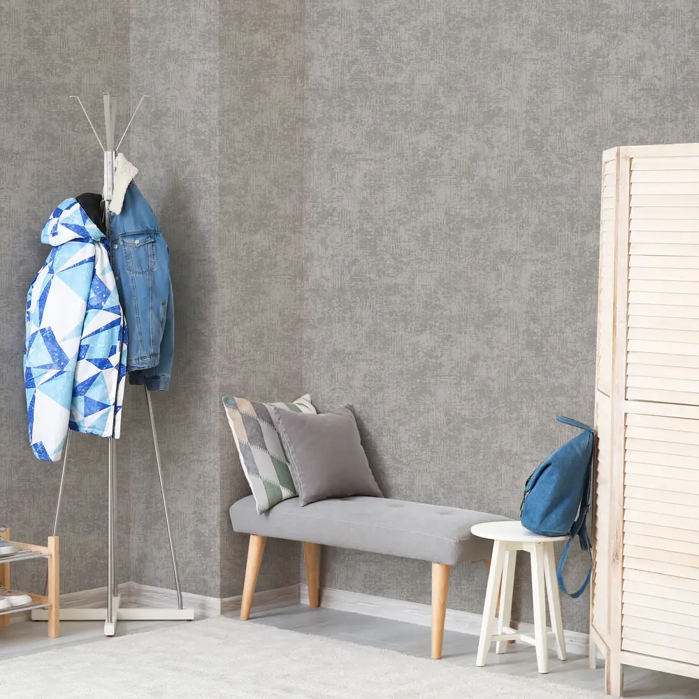 WALL DECOR Гранж - флизелиновые обои темно-бежевые для стильного интерьера 85310365 STLM-0061194 - Вид №3