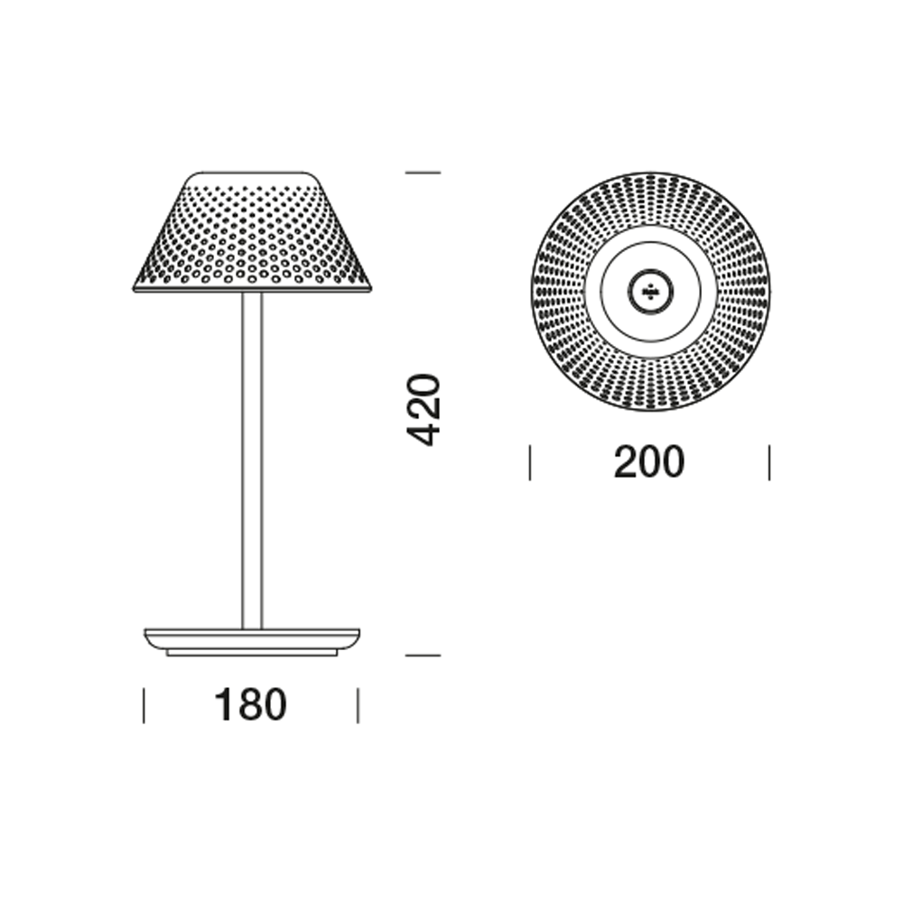 3251116.120 Настольная лампа Platek MESH Limited edition  MESH Limited edition - LED 3000K 87°  - Вид №10