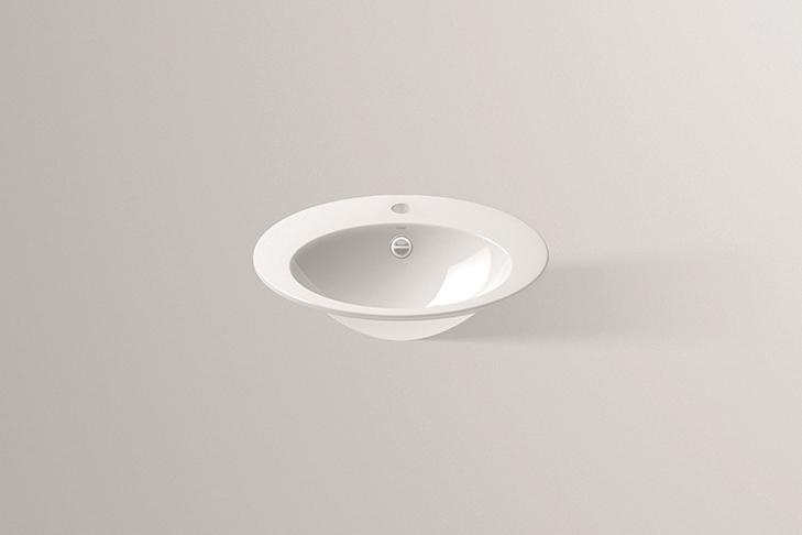 2102000401 Встраиваемая раковина, eb.o500h, белая, противомикробное Alape серия O 