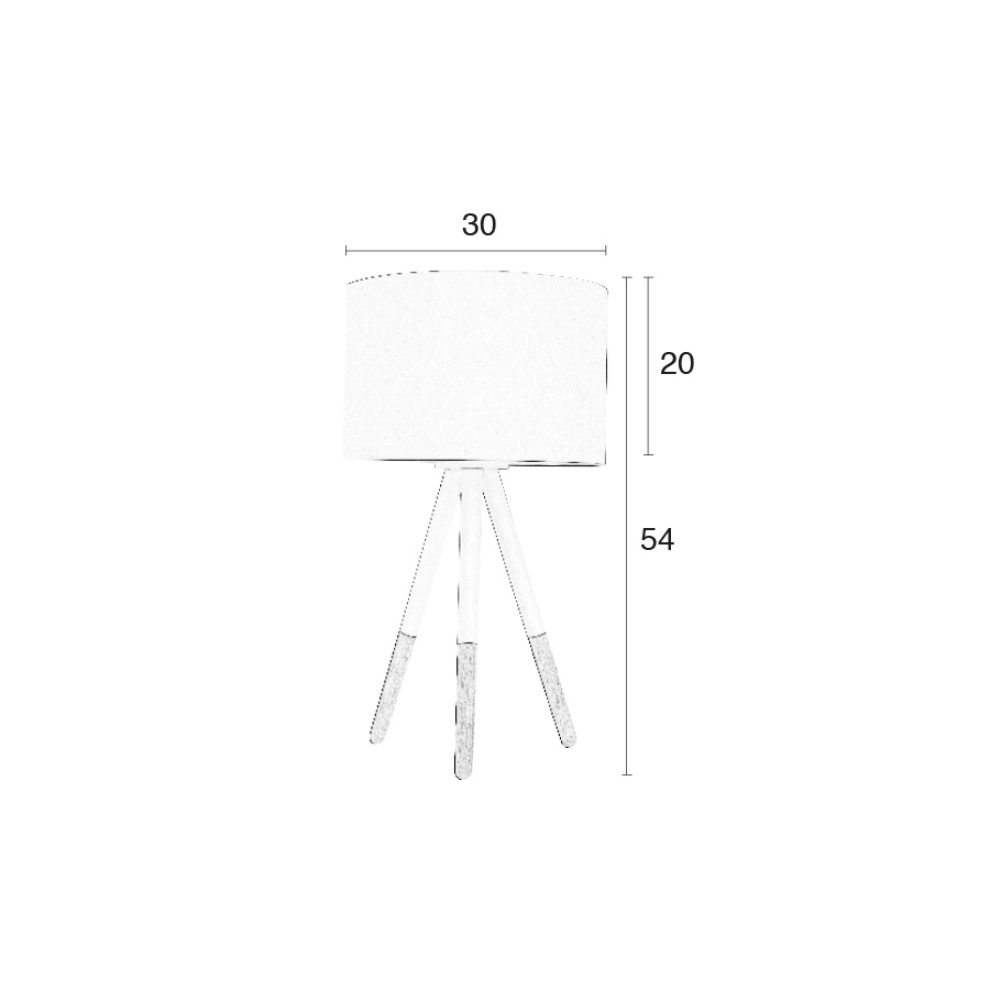 Лампа Highland, белая Zuiver 5200015 - Вид №7