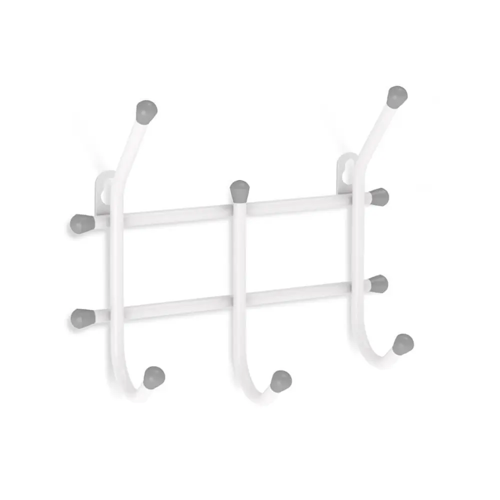 Sheffilton Вешалка настенная белая с тремя крючками для экономного хранения 10530865 Стандарт STLM-0000628