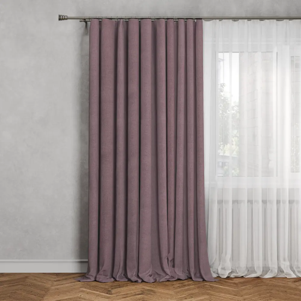 СТОЛИЦА ТЕКСТИЛЯ Штора Cashmere с ленточным креплением 200×300 см нежно-розовая 86792715 STLM-0071587