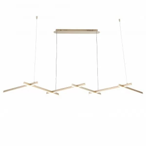 Подвесной светильник металлический золотистый ST Luce Basoni SL394.203.06 ST LUCE ДИЗАЙНЕРСКИЕ, BASONI 00-3890094 Золото