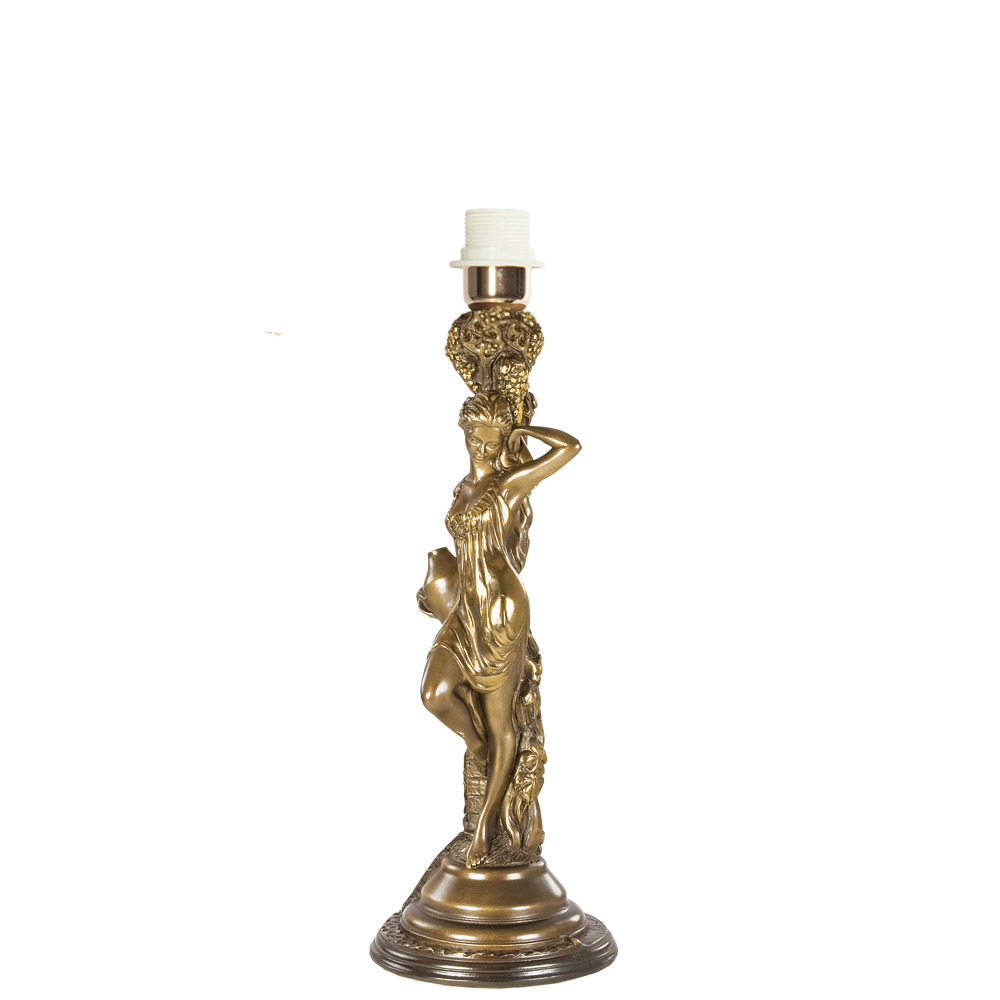 32086+34057 Настольная лампа Девушка с кувшином 2 Тюссо Поталь BOGACHO  - Вид №1