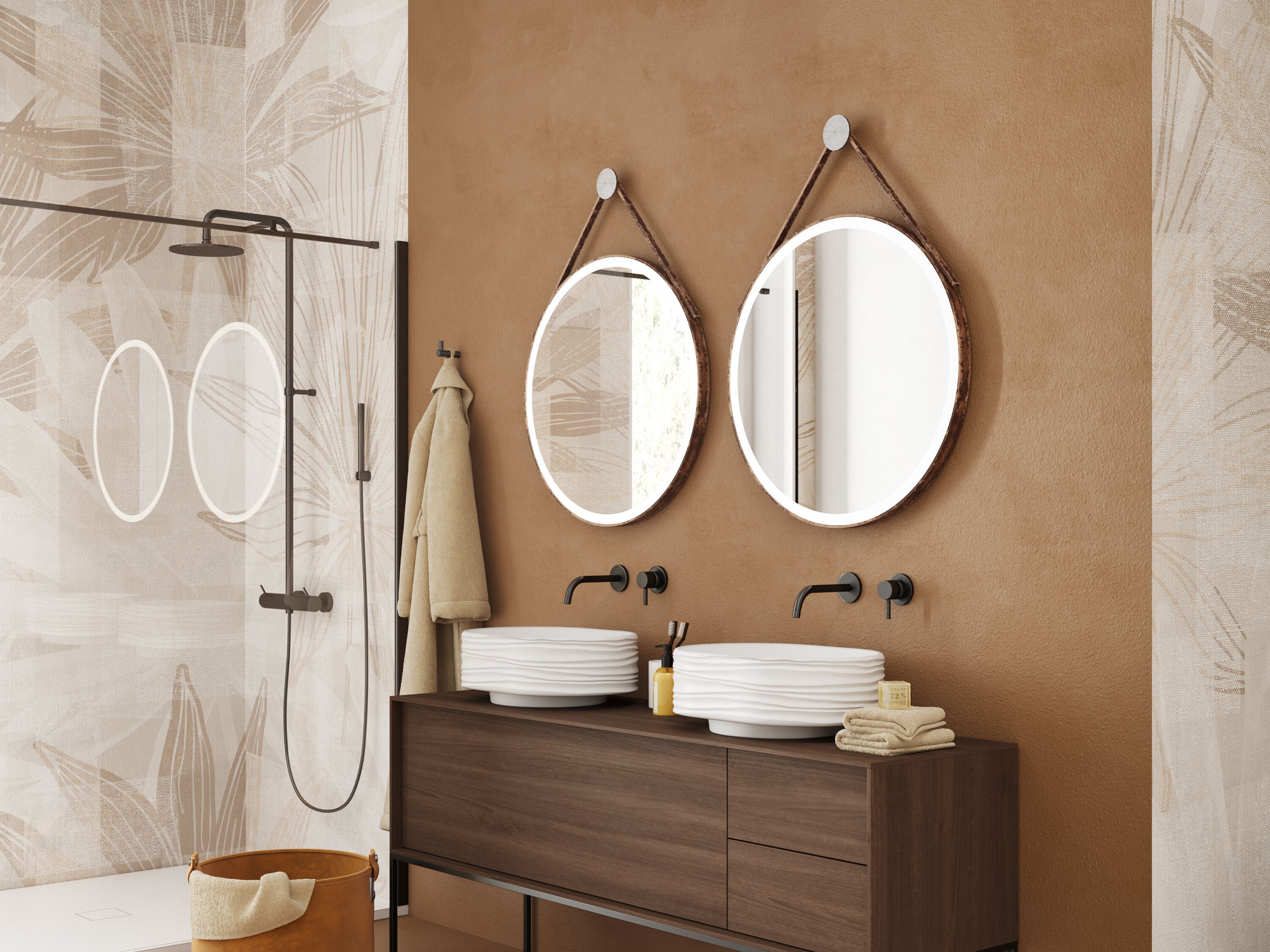 Обои с цифровой печатью Inkiostro Bianco Water-drop ARCH-00140174