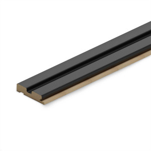 Профиль Старт МДФ Stella Beats De Luxe Black Lead 2700x66,5x16 (упак.4шт.)