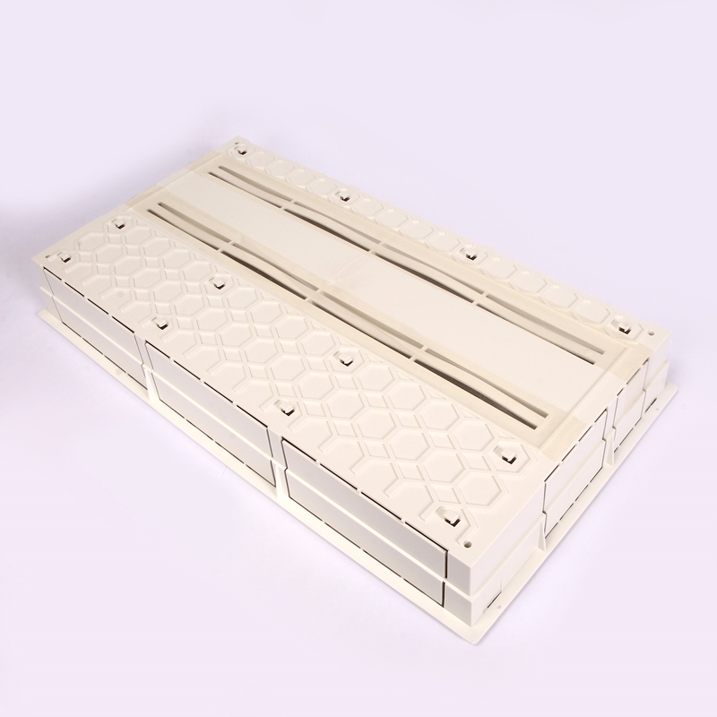 Шкаф коллекторный пластиковый встраиваемый EMMETI 610х310х90 01302110 - Вид №4