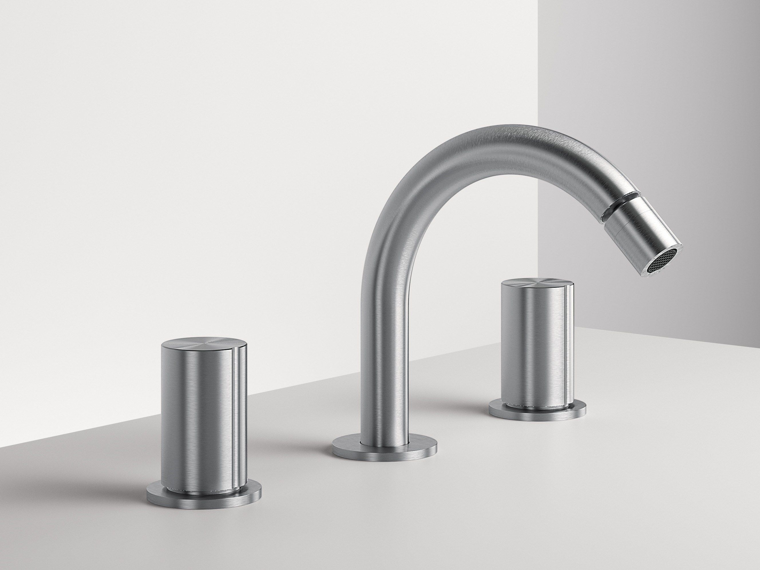 Смеситель для биде с 3 отверстиями из нержавеющей стали Zazzeri Z316 ARCH-00104239 - Вид №1