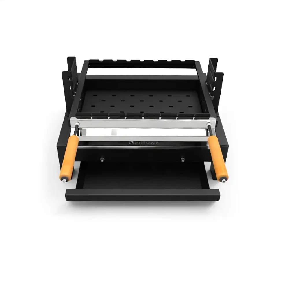 91142757 Мангал Grillver Инбрик 43x50.50x29.80 см толщина 3 мм STLM-0498346