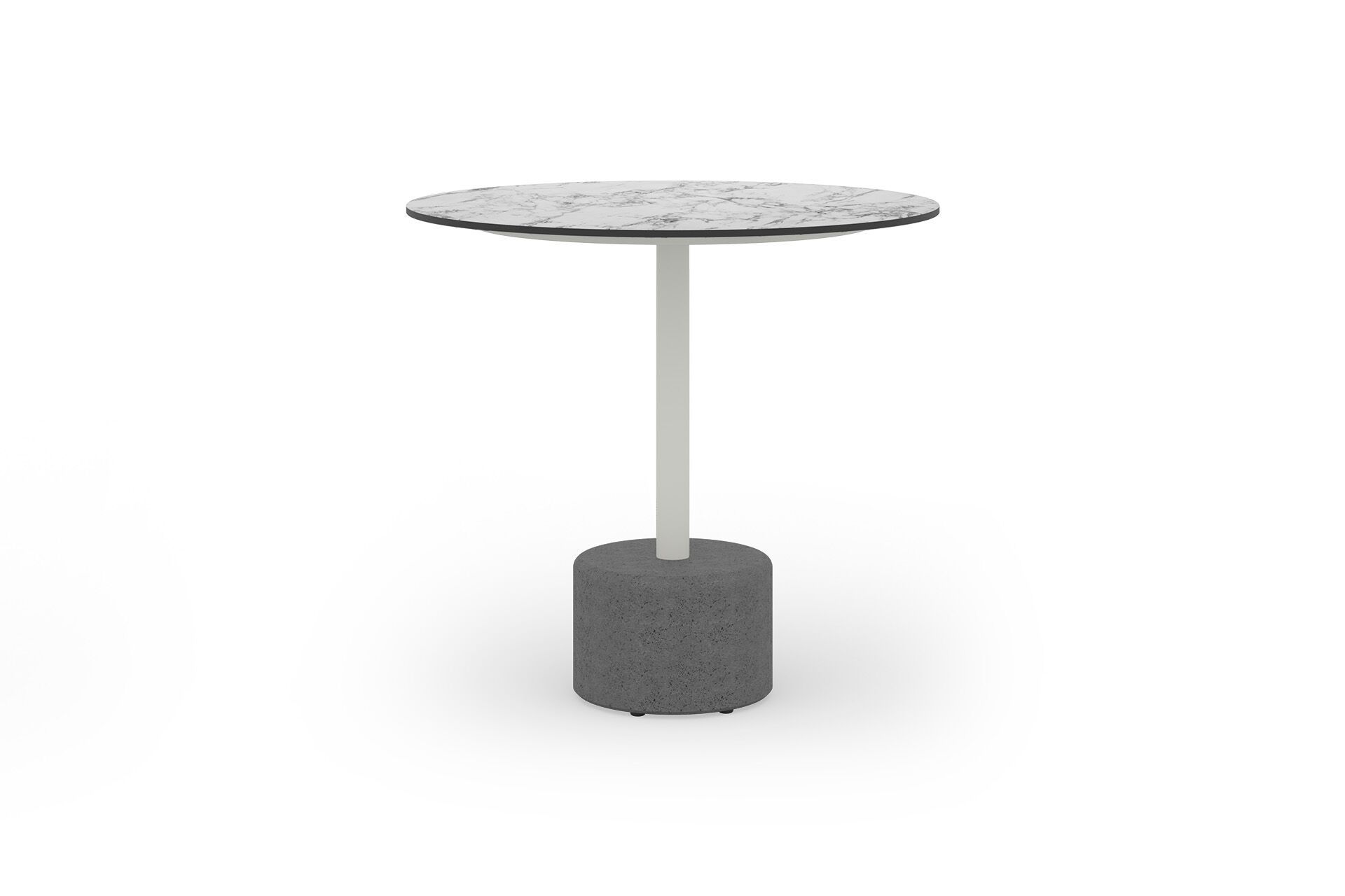 Круглый стол с верхней частью HPL и тиковым или каменным основанием MAMAGREEN Glyph ARCH-00048413 - Вид №7