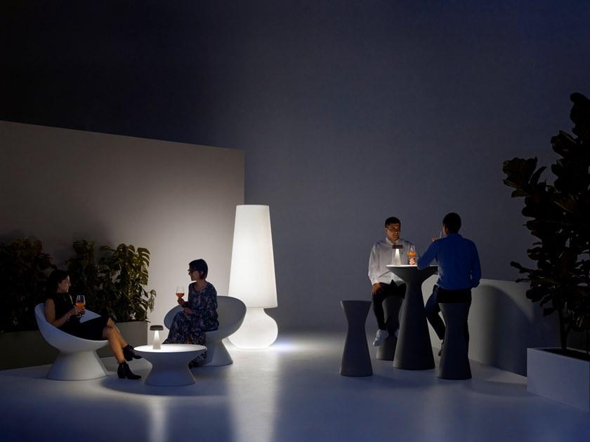 Plust Круглый высокий стол из полиэтилена Fade sun-id-1358397 - Вид №4