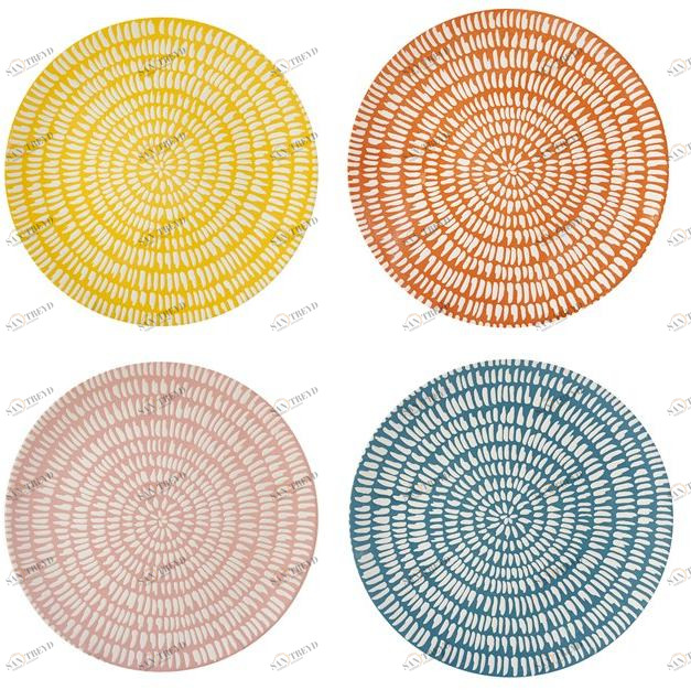 Pols Potten Набор сервировочных тарелок из фарфора Seed 230-400-525