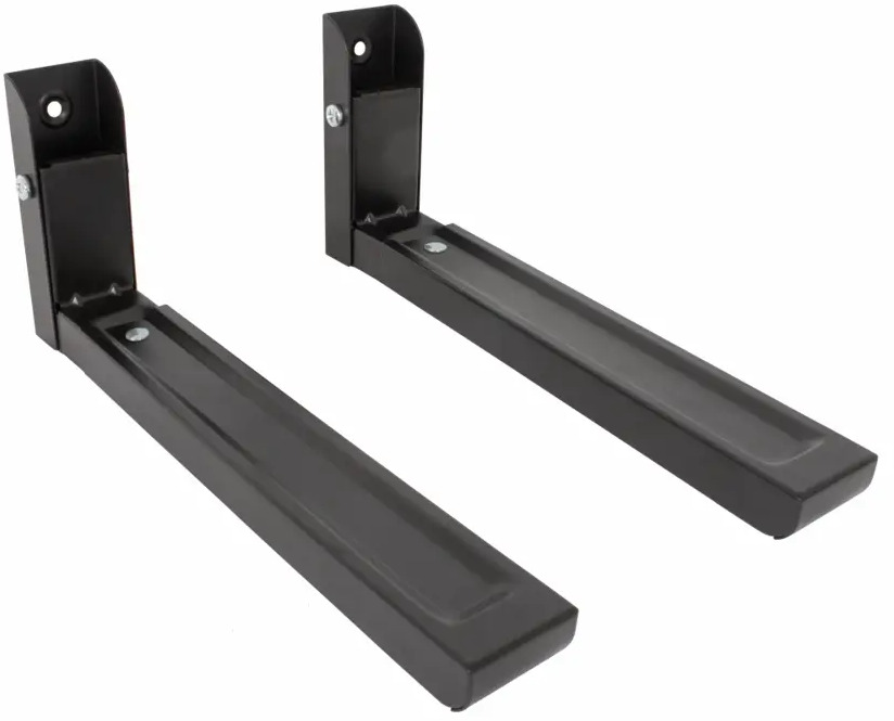 90829418 Кронштейн для микроволновки Eurokitchen MW103B 32.30x5x12 см максимальная нагрузка 30 кг сталь цвет черный STLM-0402396