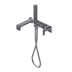 H0BA1438 Смеситель для ванны, однорычажный, встроенный Ritmonio Waterblade_J