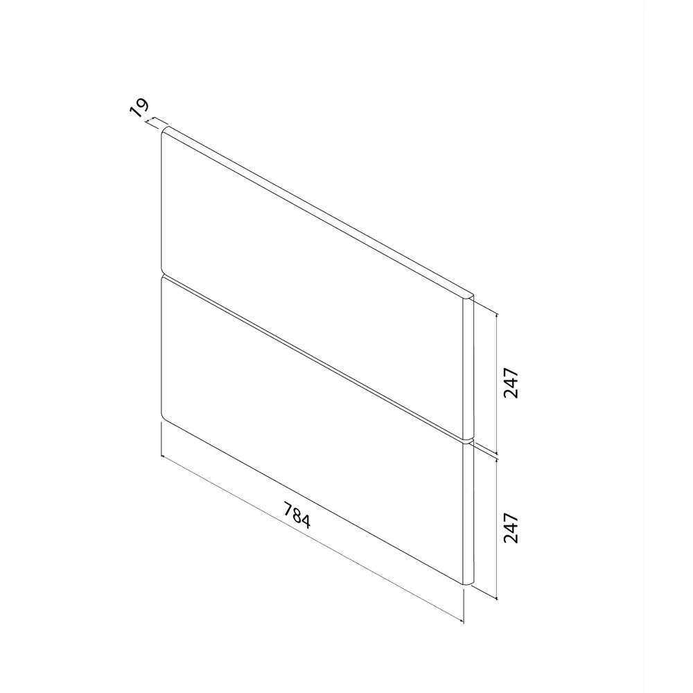 Комплект фасадов для тумбы Iddis Lahta 80 см LAH80C0i89 МДФ цвет капучино STLM-2124908 - Вид №12