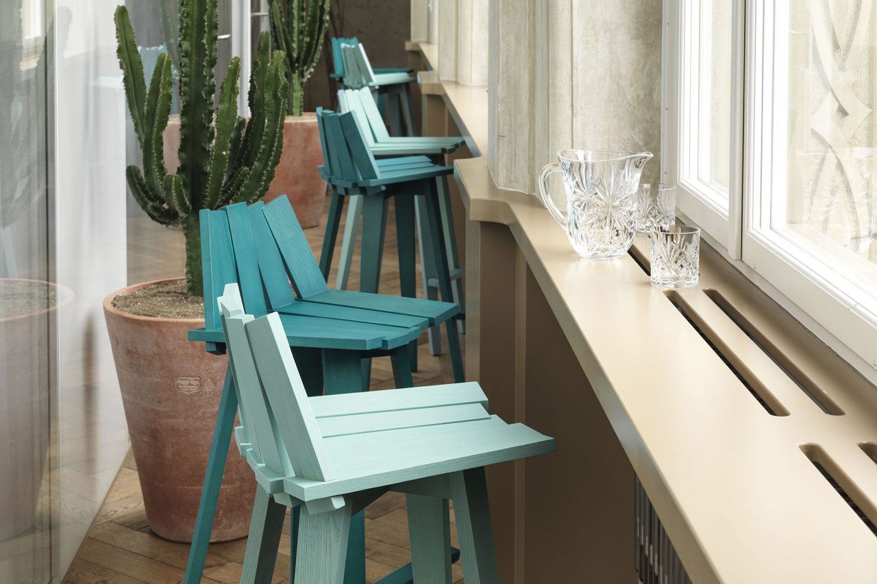 Табурет из ясеня Mogg FRANK ARCH-00046665 - Вид №2