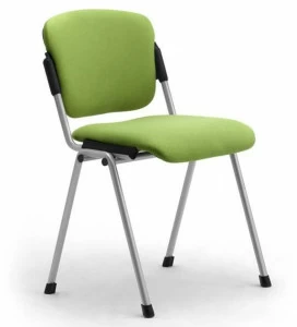 Leyform Штабелируемый стул из стали и ткани Cortina 6600le
