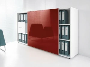 MDD Офисный шкаф с раздвижными дверцами Gloss