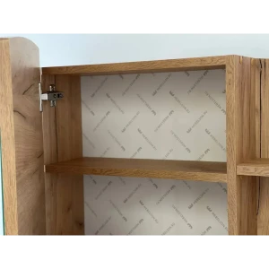 92003277 Туалетный столик с зеркалом Mebelson 85x165x43 см цвет дуб золотой STLM-1322799