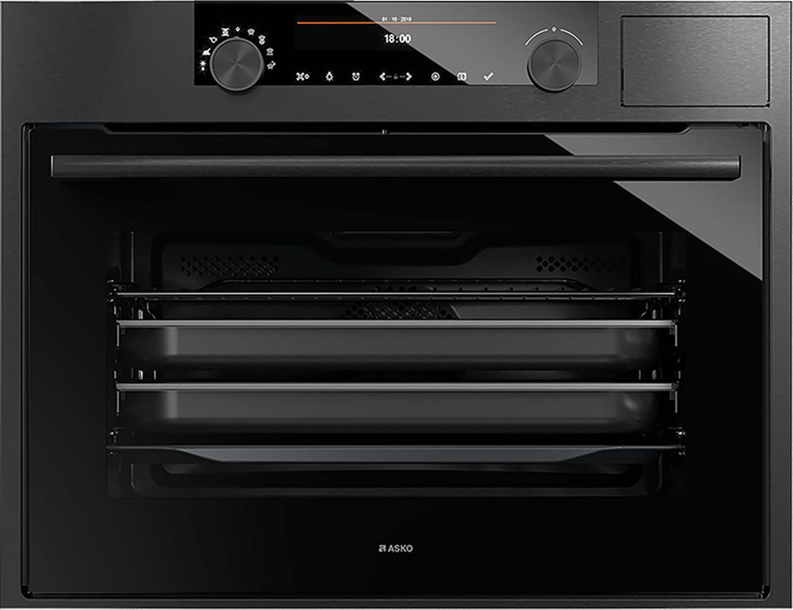 5485161 Электрический духовой шкаф Asko OCS8487B-1 серый STDN-0091480 - Вид №2