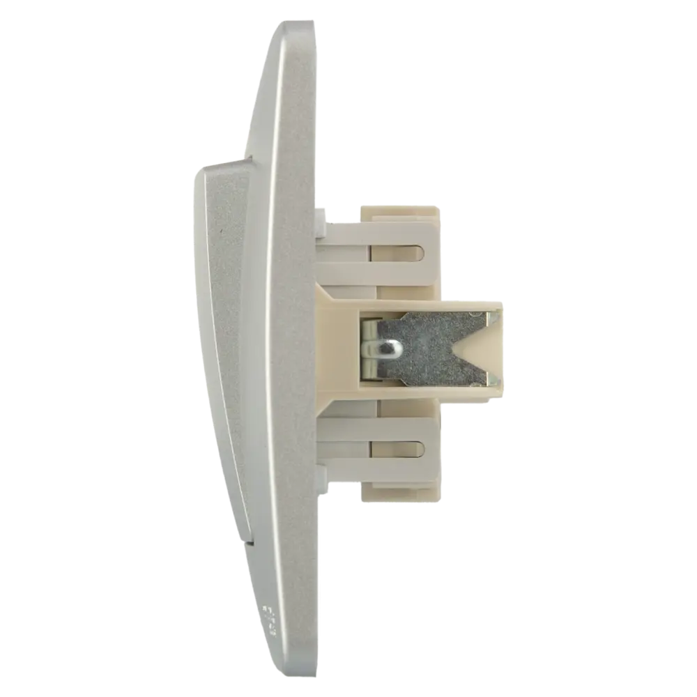 Выключатель встраиваемый Systeme Electric Blanca Сх1 1 клавиша цвет алюминий STLM-2002913 - Вид №3
