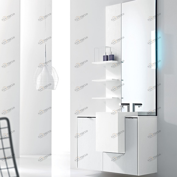 Комбинация ванной комнаты PV06 в отделке Prop 49 Milltek/ лак матов. L41 Bianco MILLDUE PIVOT PIVOT06