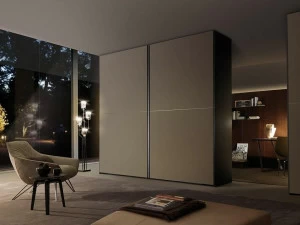 MisuraEmme Гардероб из травленого стекла с раздвижными дверцами Misuraemme