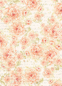 00584 Декупажная карта 30.8 x 44 см "Розовая поэма" Чип-Арт