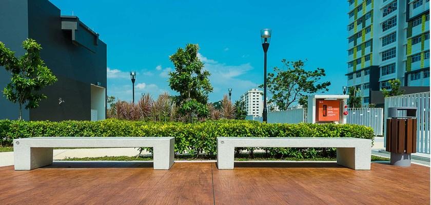 Metalco Реконструированная каменная скамья без спинки sun-id-1349516 - Вид №1