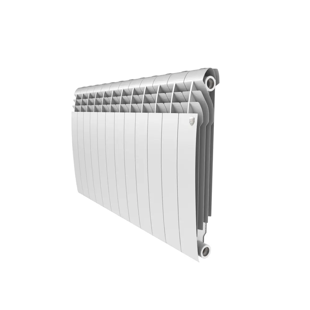 Радиатор секционный Royal Thermo Biliner 500/87 12 секций боковое подключение биметалл белый 81979200 STLM-2043749 - Вид №1