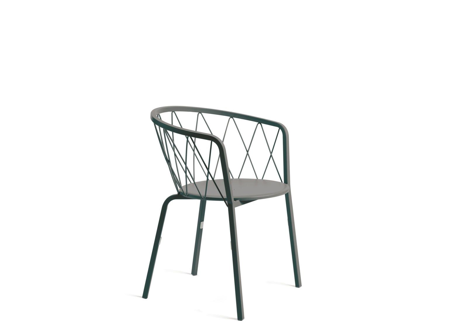 Металлический штабелируемый садовый стул с подлокотниками Vermobil Daisy ARCH-00025999 - Вид №8