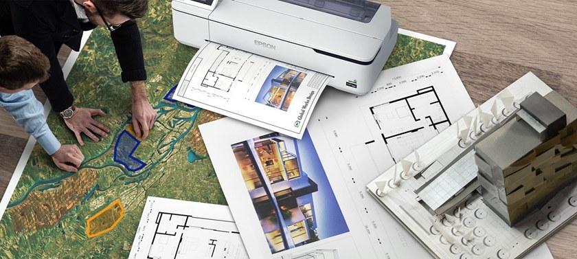 EPSON ITALIA Доступный и компактный настольный принтер для технических чертежей Surecolor™ sc-t C11cj77301a0 - Вид №1