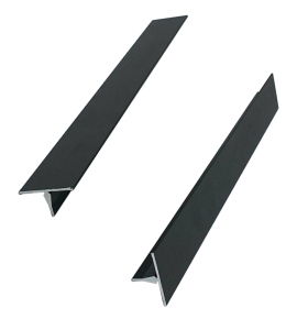 84749828 Нащельник узкий алюминиевый 23х19х1318 мм черный (2 штуки) STLM-0054525 Santreyd