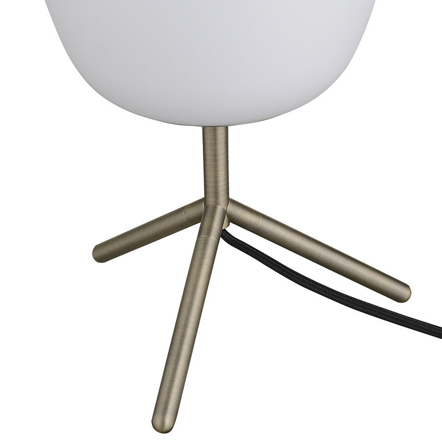 2577_01184011 Лампа настольная silk, 53хD20 см, белое опаловое стекло Frandsen  - Вид №5