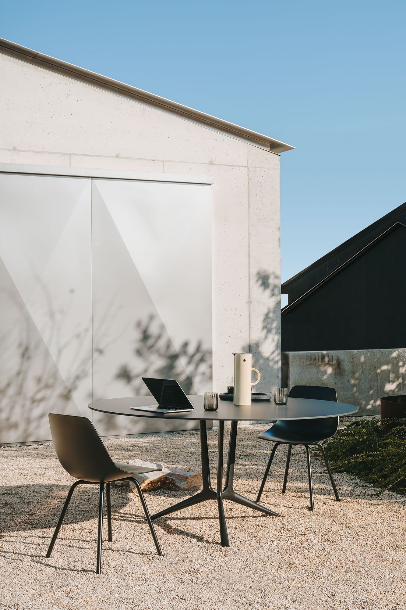 Круглый садовый стол HPL Lapalma TRAIL OUTDOOR ARCH-00064579 - Вид №6