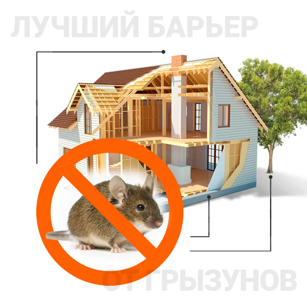 Сетка оцинкованная от грызунов Streck 5x5x0.5 мм 1x10 м STLM-2028626 - Вид №3