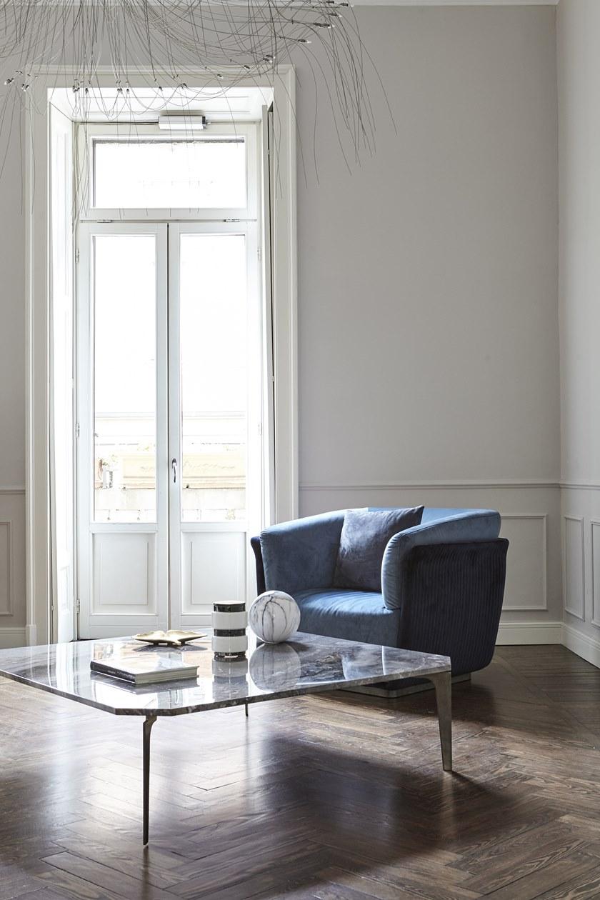 Capital Collection Кресло с обивкой из ткани с подлокотниками Allure sun-id-1494074 - Вид №6