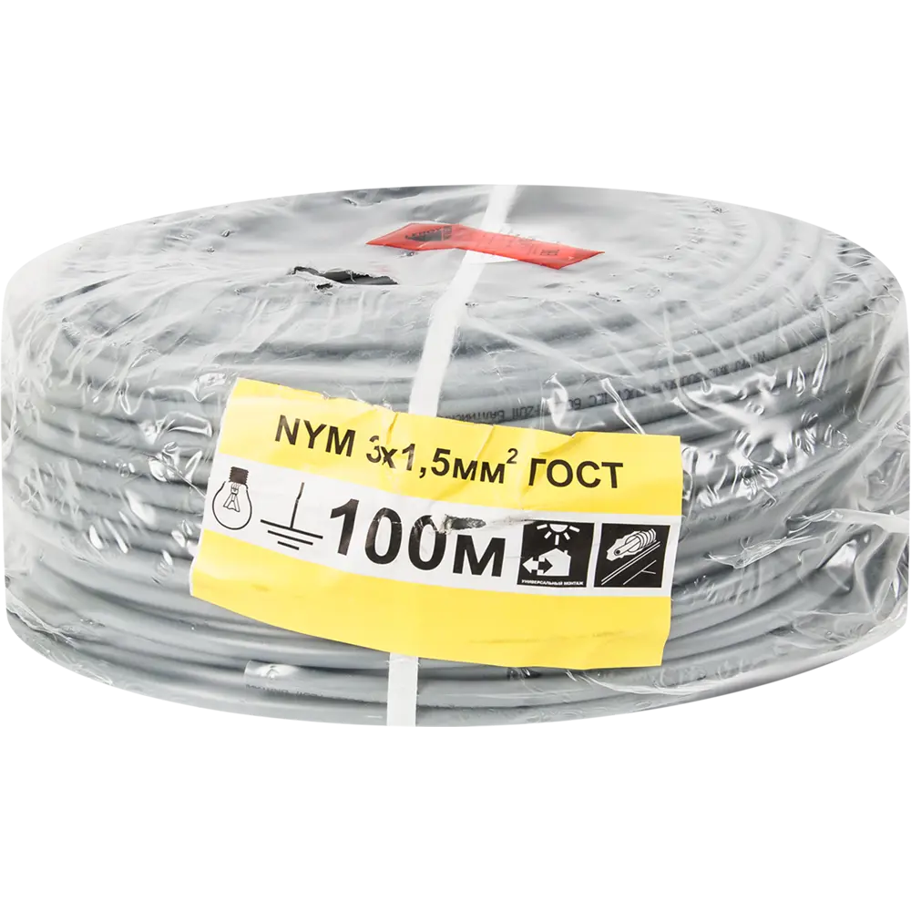 Кабель Партнер-Электро NYM 3x1.5 100 м ГОСТ STLM-2063877 - Вид №2