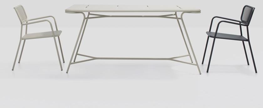 Garda Furniture Прямоугольный металлический садовый стол Totem Gt03re - Вид №1