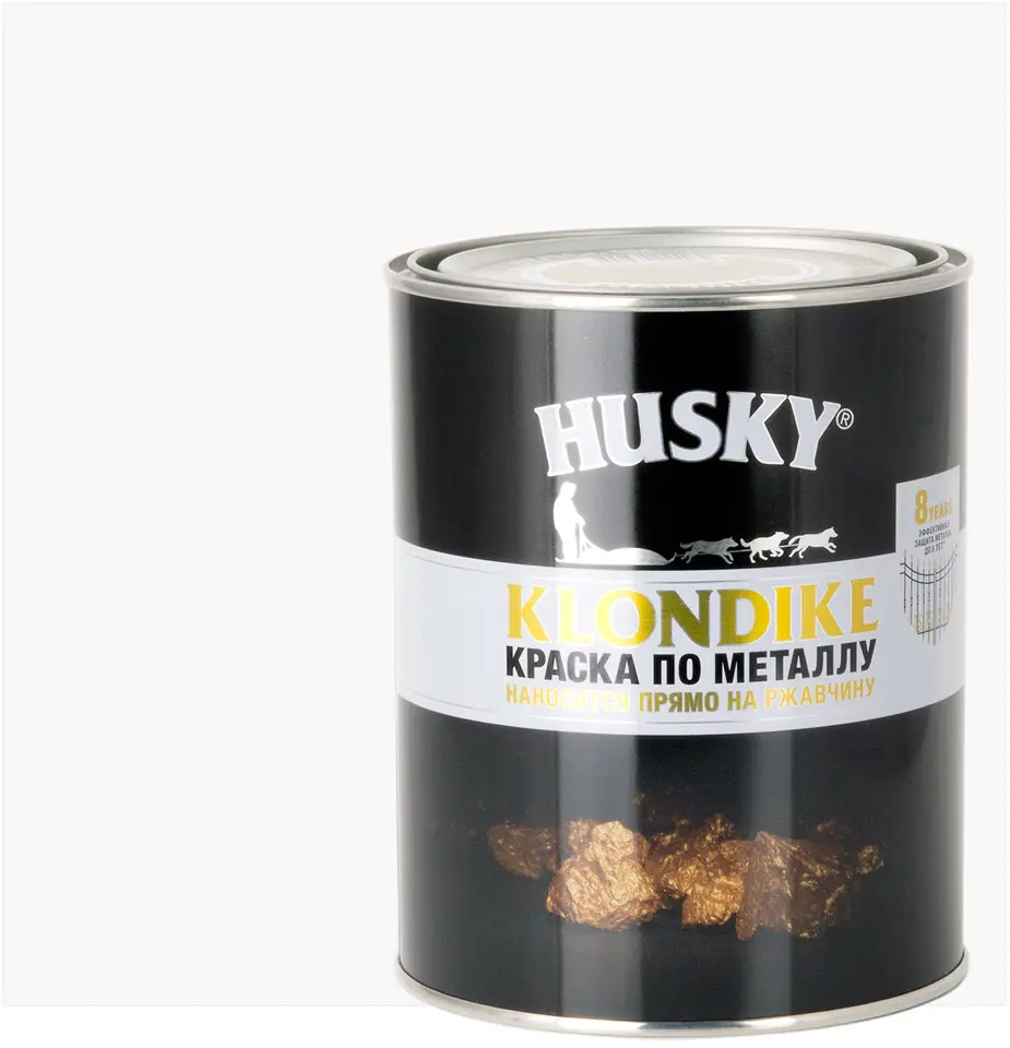 Husky Klondike - антикоррозионная глянцевая краска по металлу 0,9 л 84391720
