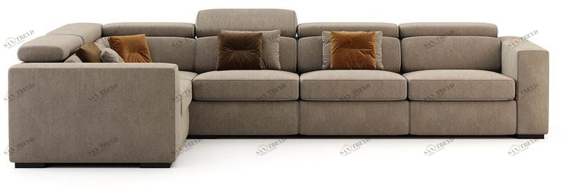 Laskasas Угловой диван в ткани Gold sun-id-1455000