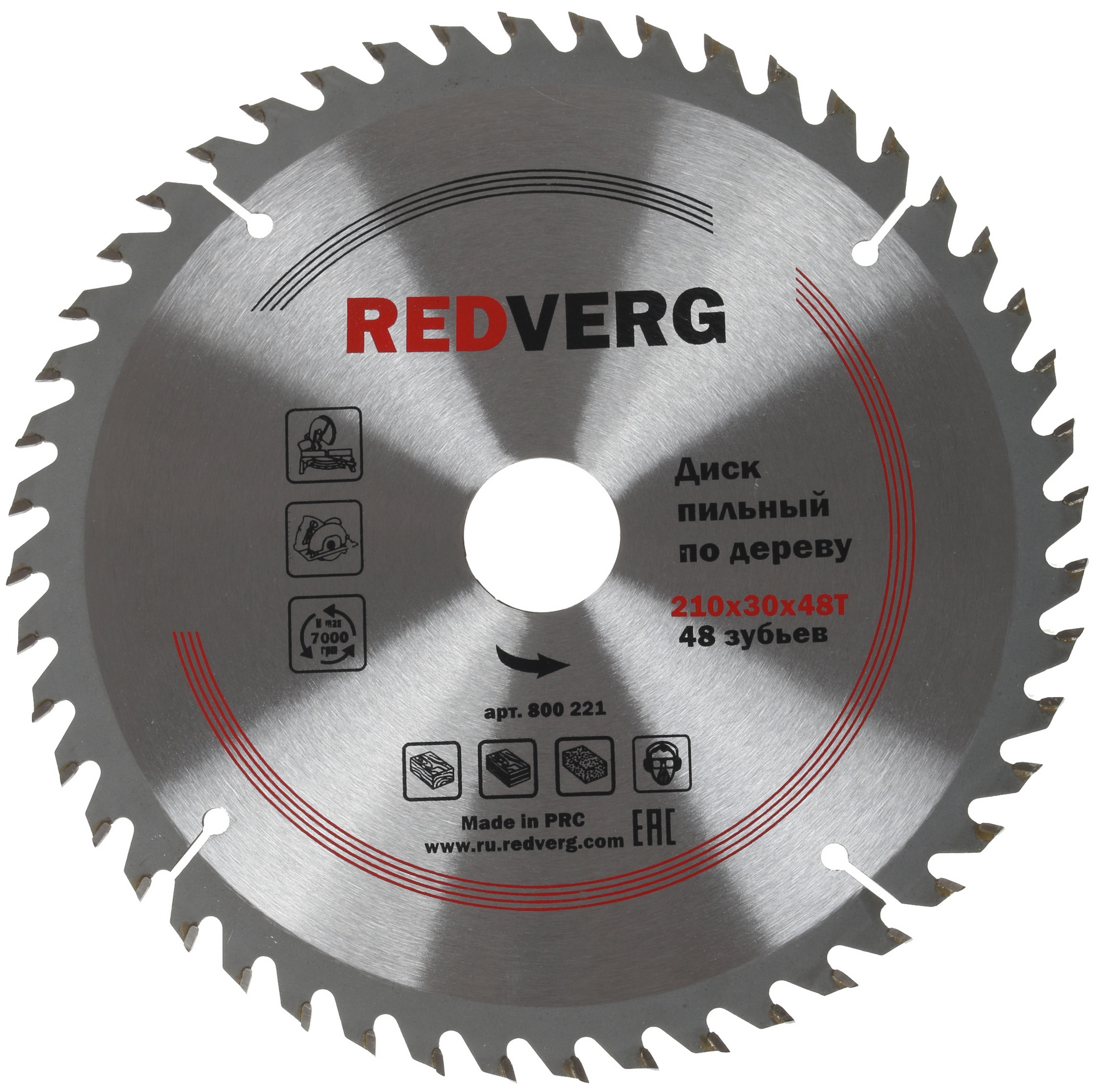 Диск пильный RedVerg 800221 1203923 STDN-0123513