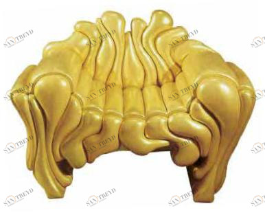 Mirabili Мягкое кожаное кресло с подлокотниками Roberto fallani sun-id-1393649