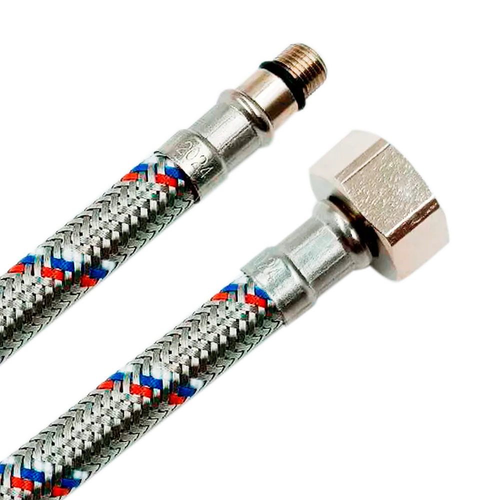 Гибкая подводка РОСТЕРМ для смесителя 60 см с оплеткой из нержавеющей стали 89409392 STLM-1579286