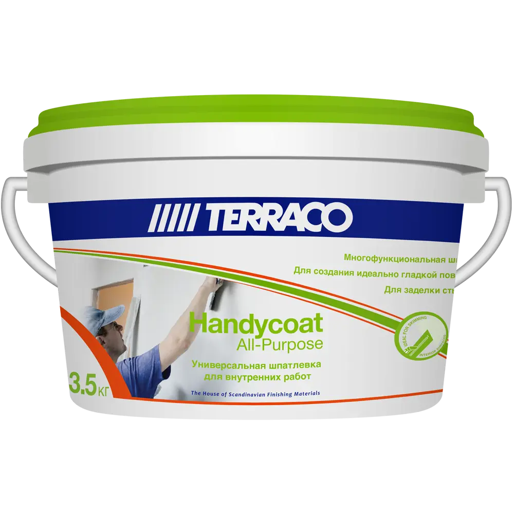 Универсальная шпатлёвка Terraco Handycoat для идеального выравнивания стен 83000324 STLM-0038690