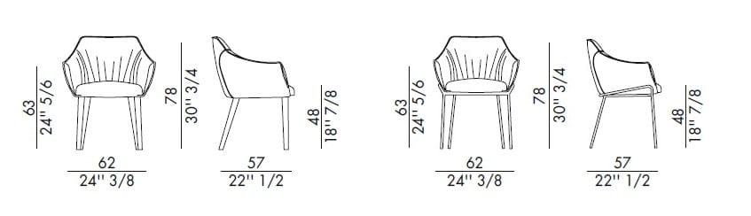 Кожаное кресло с подлокотниками EFORMA эпоха ARCH-00100105 - Вид №7