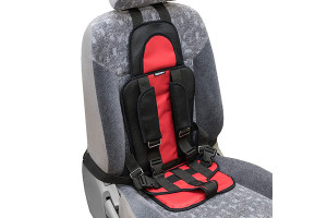 15969923 Бескаркасное детское автокресло ПОДРАСТАЙ-КА красное S02802015 SKYWAY