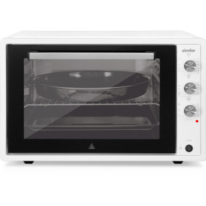 91200201 Электропечь M7001 63.2x41.8x48.6 см 1800 кВт цвет белый STLM-0515555 SIMFER