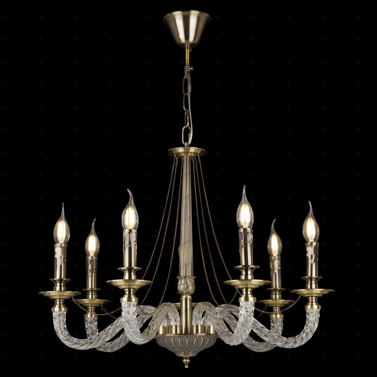 Подвесная люстра Freya Charis FR2007PL-07BZ FREYA ДИЗАЙНЕРСКИЕ, CHARIS 279379 Бронза 