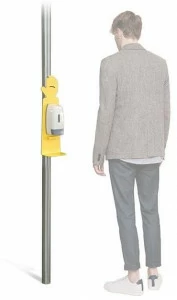 DIMCAR Дозатор геля для дезинфекции стали для существующей опоры  D847